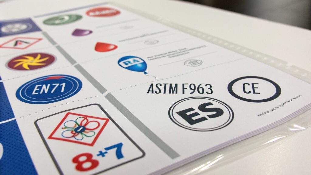 Different safety certification logos