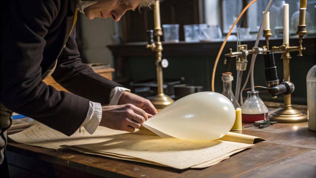 Michael Faraday first latex balloon