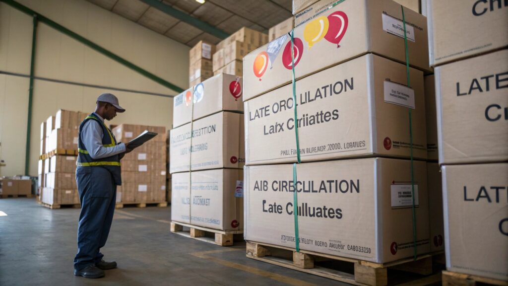 storing latex balloons in bulk