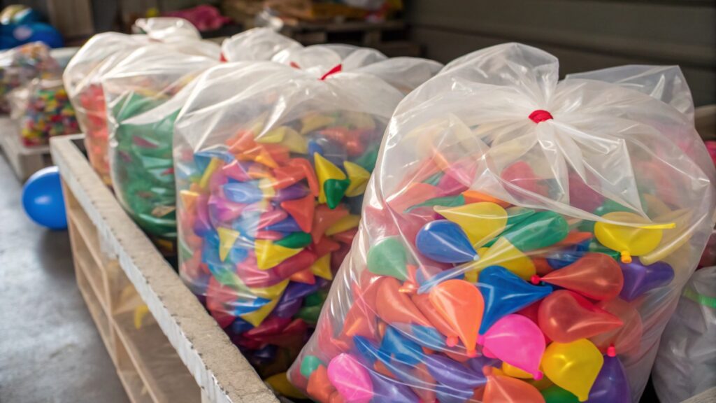 Bulk packaging for latex balloons