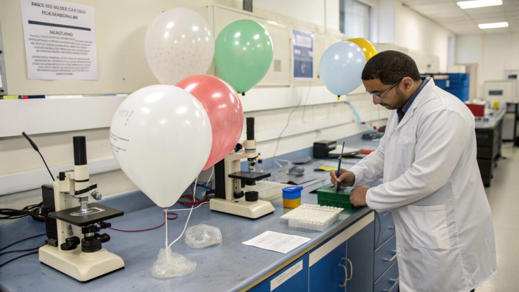 A laboratory test for balloon quality