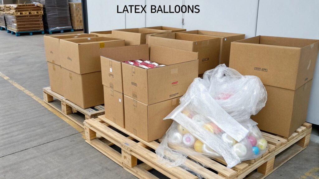 Import packaging for latex balloons