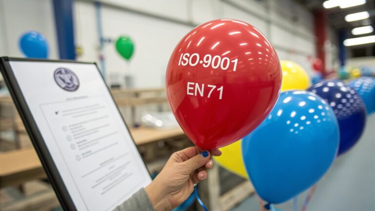 What factors are important when selecting a latex balloon manufacturer?