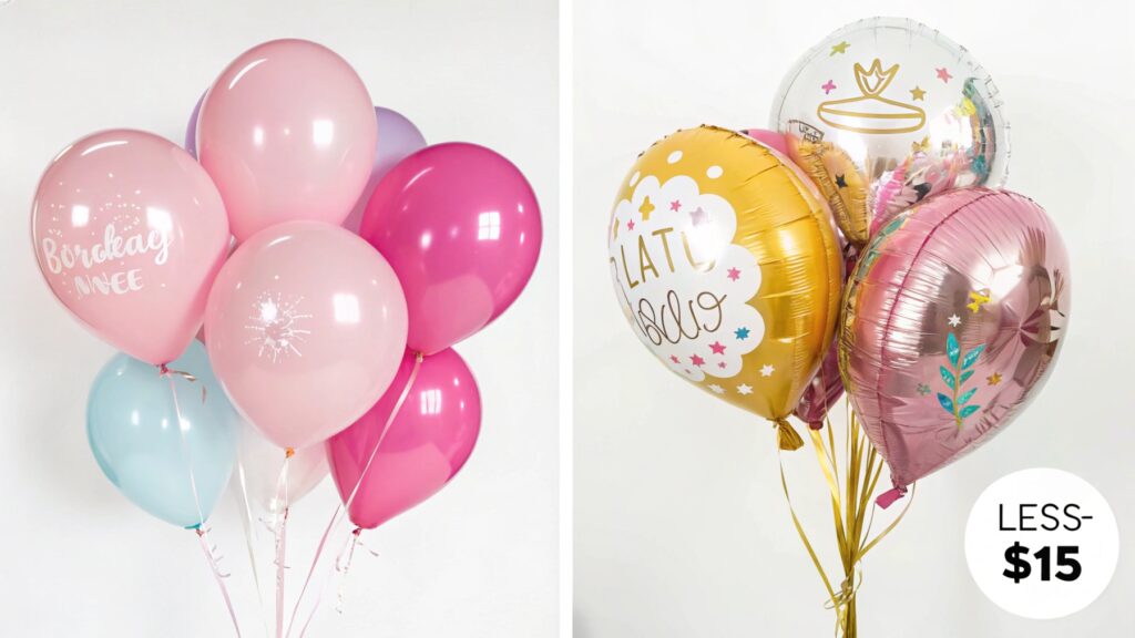 Latex vs Mylar Balloons comparison