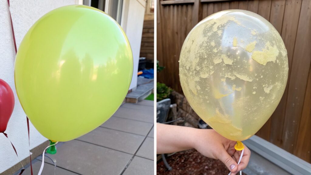Uninflated latex balloons shelf life