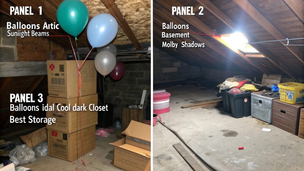 Proper storage for latex balloons