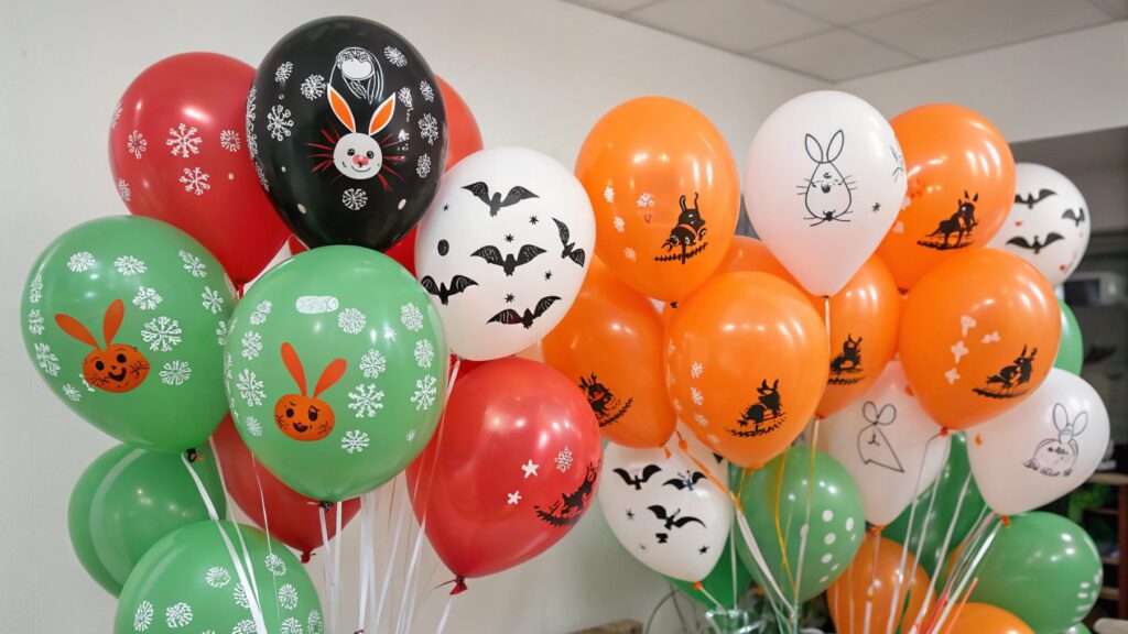 Balloons for different holidays