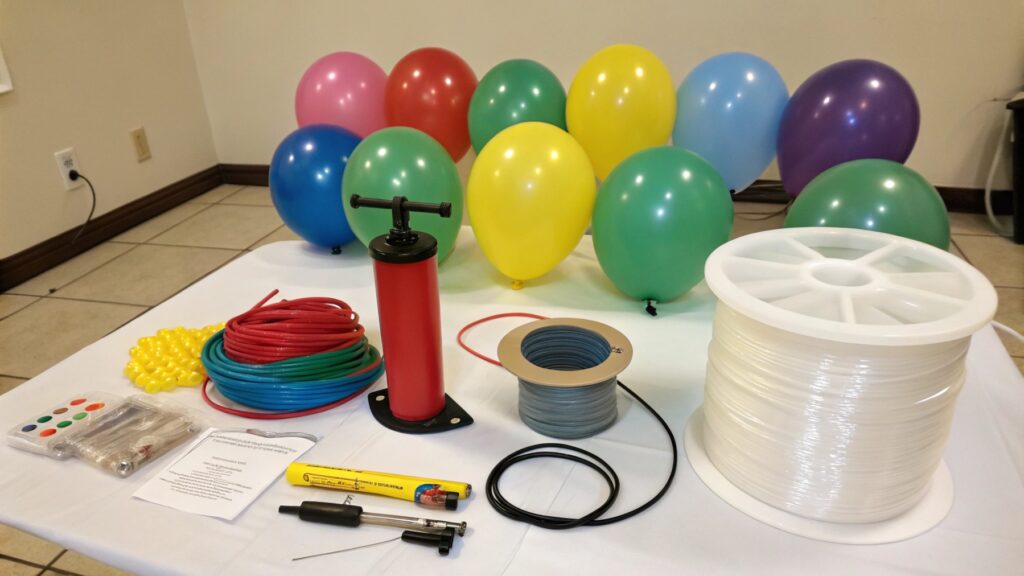 Balloon column materials