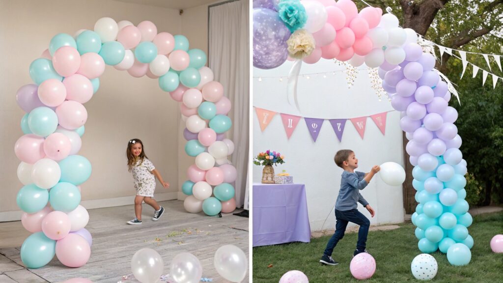 Balloon sizes for decoration and games