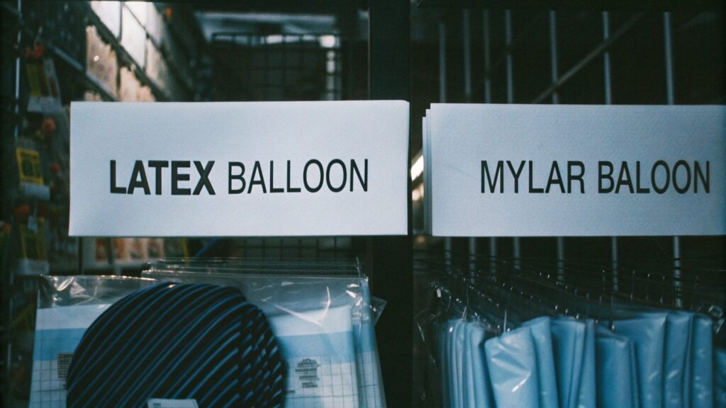 Comparing prices of balloon types