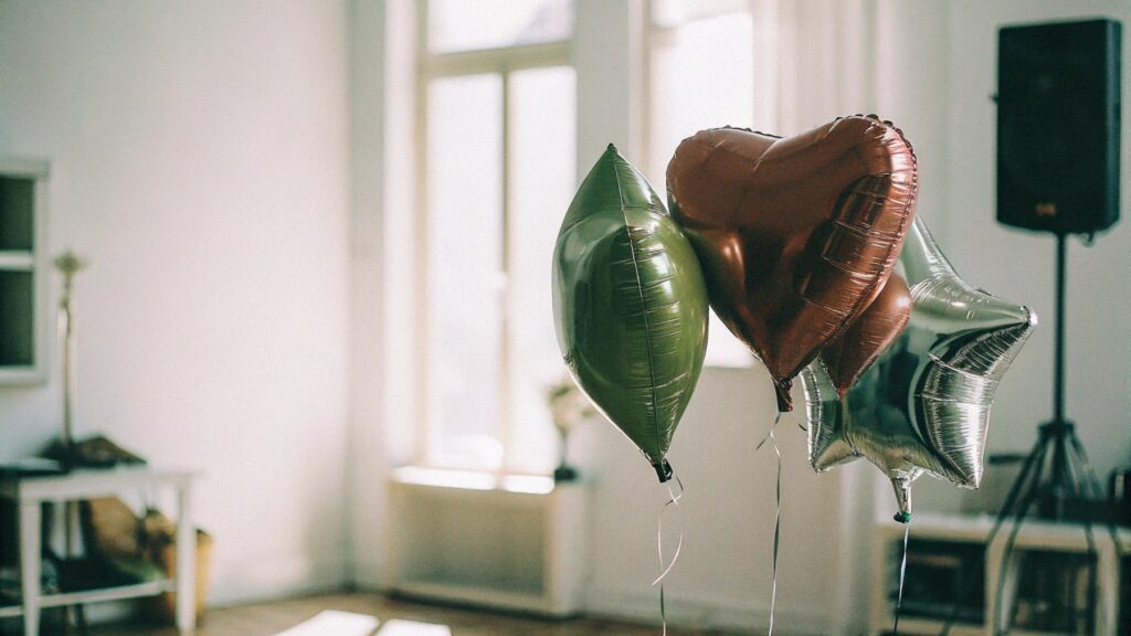 Mylar balloons floating for a long time