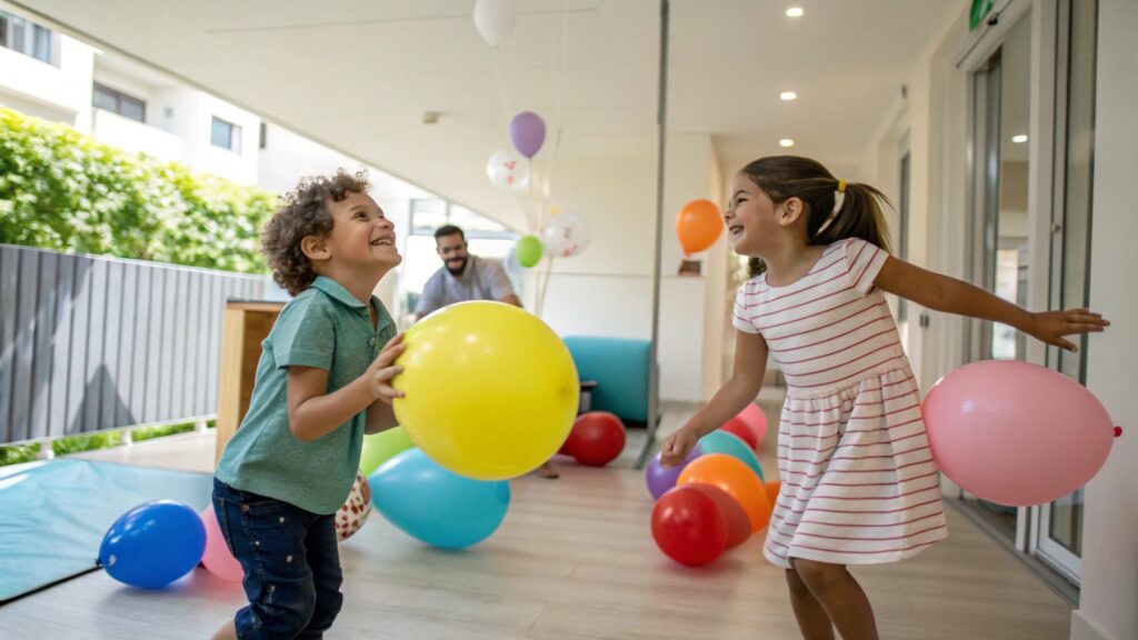 Safe and fun balloon sizes for kids