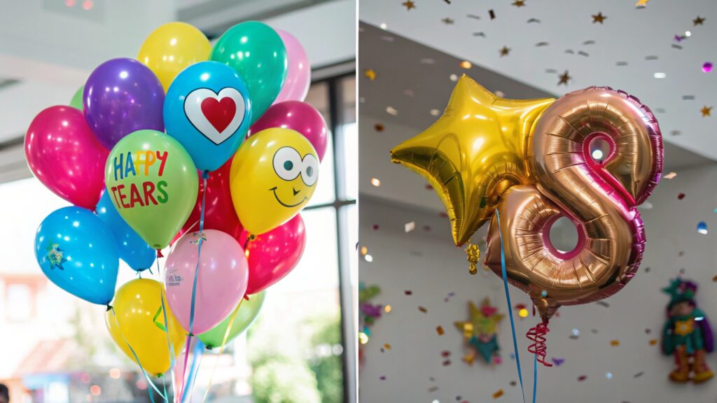 Latex vs. Foil Balloons
