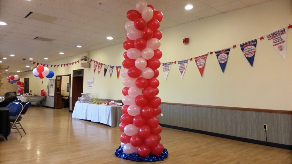 Long-lasting balloon column