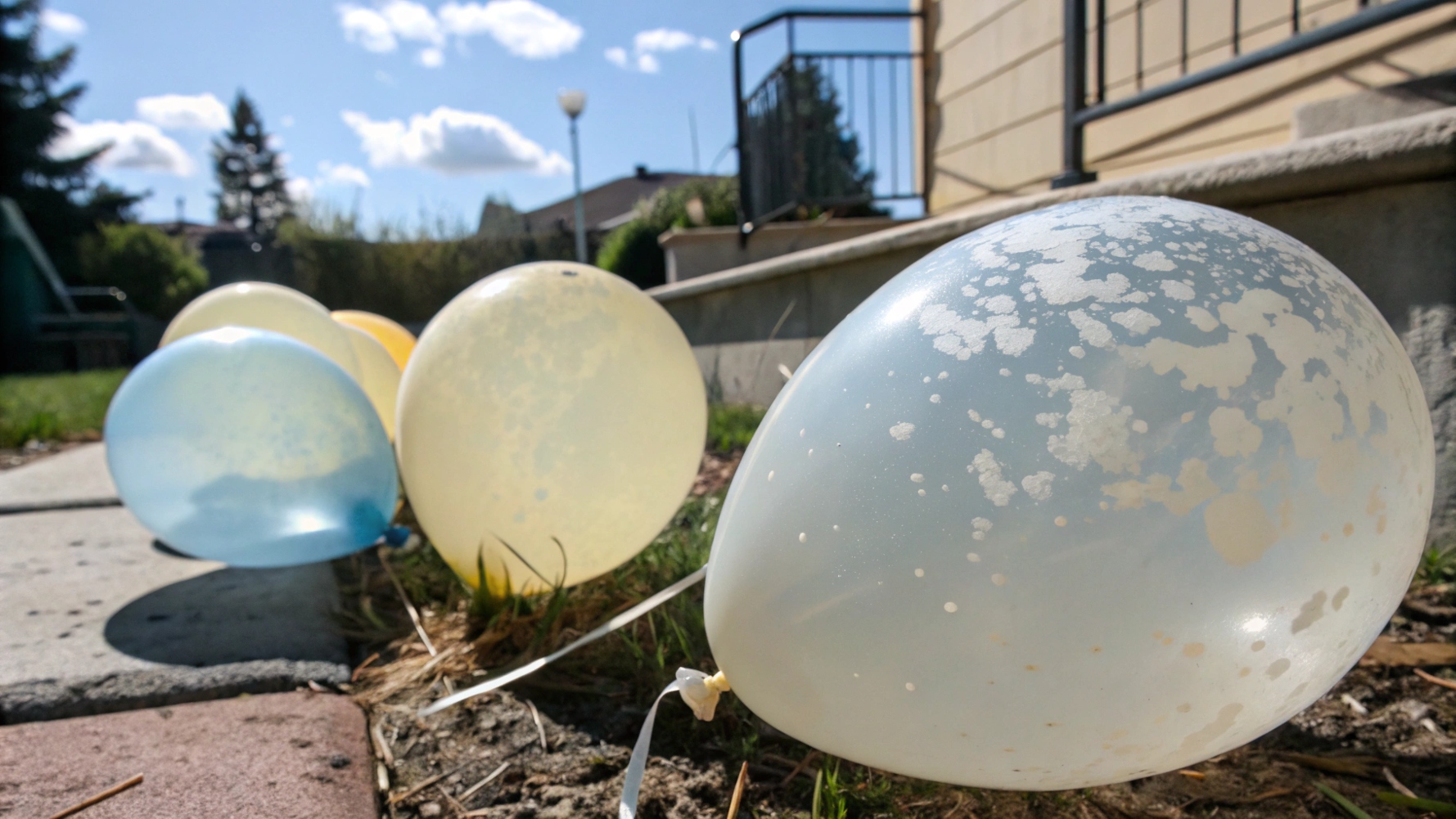 outdoor balloon condition change concept