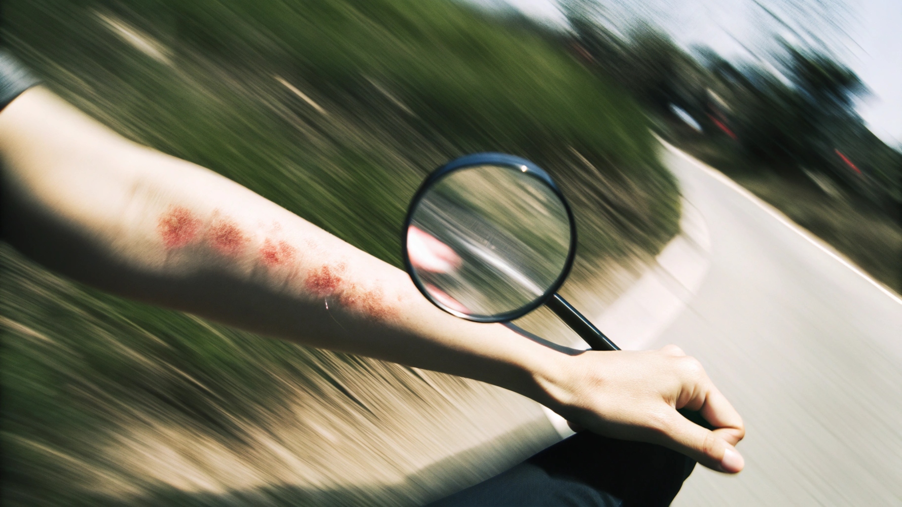 possible skin reaction requiring professional assessment