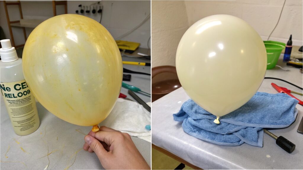 Cost-effective balloon shine