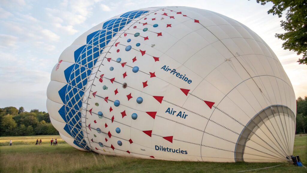 Air pressure in balloon art