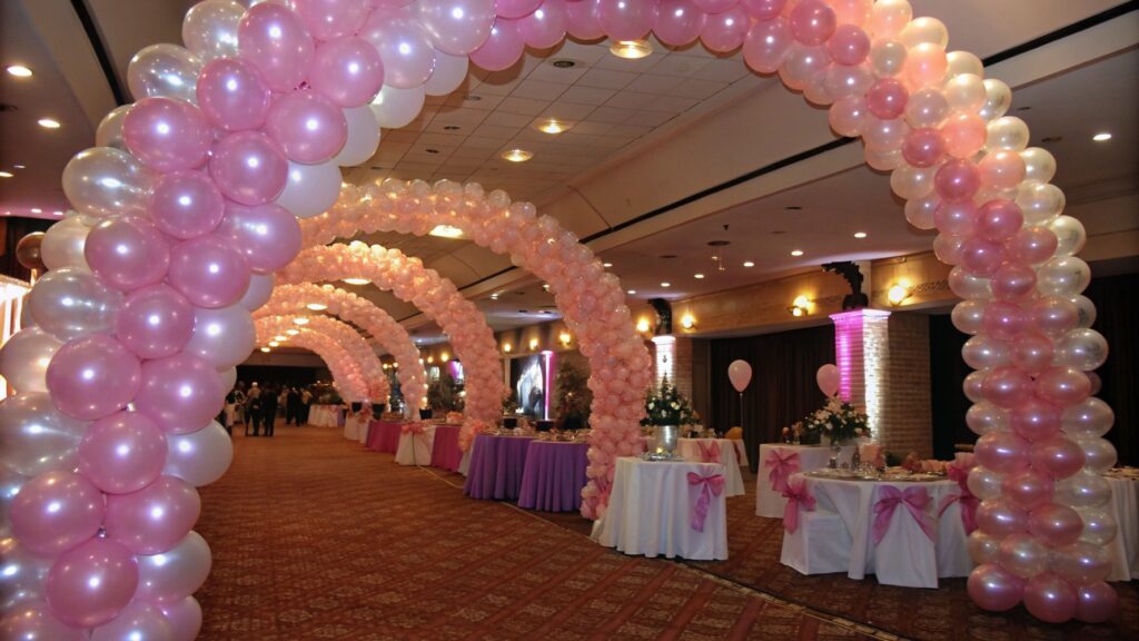 Balloon shine for events