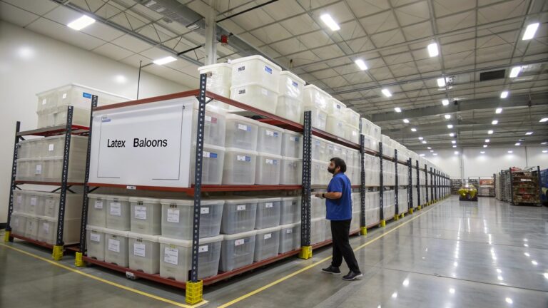 How to store uninflated latex balloons?