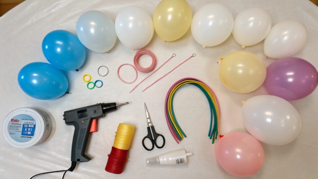 Balloon arch materials