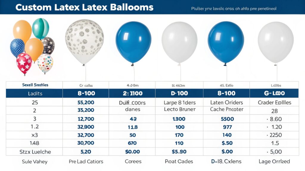 Minimum order quantity for custom latex balloons