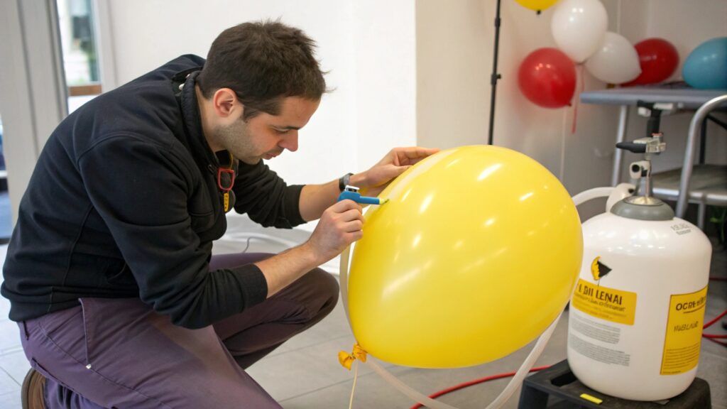 Optimal inflation techniques for latex balloons