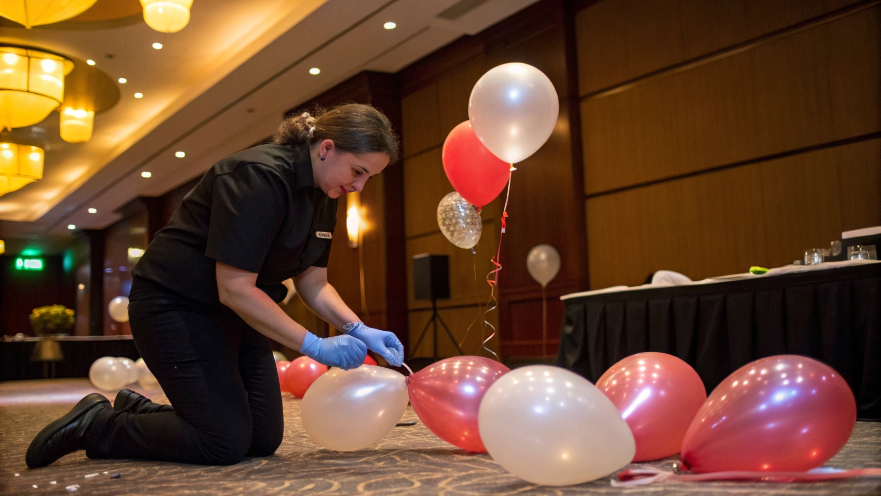 professional balloon installation planning