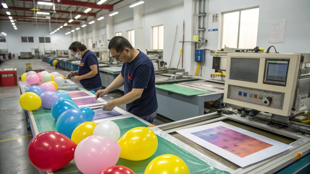 Manufacturers offering custom printing for latex balloons