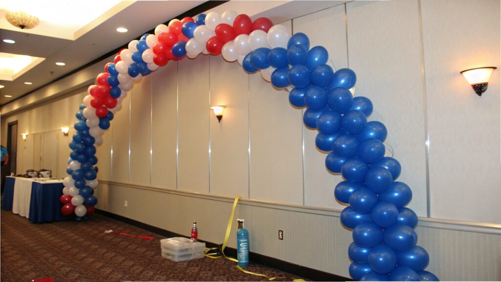 Sturdy balloon arch