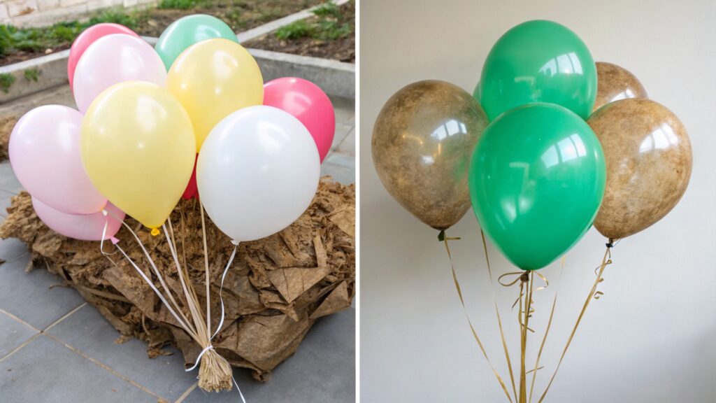 Eco-friendly balloons vs. traditional