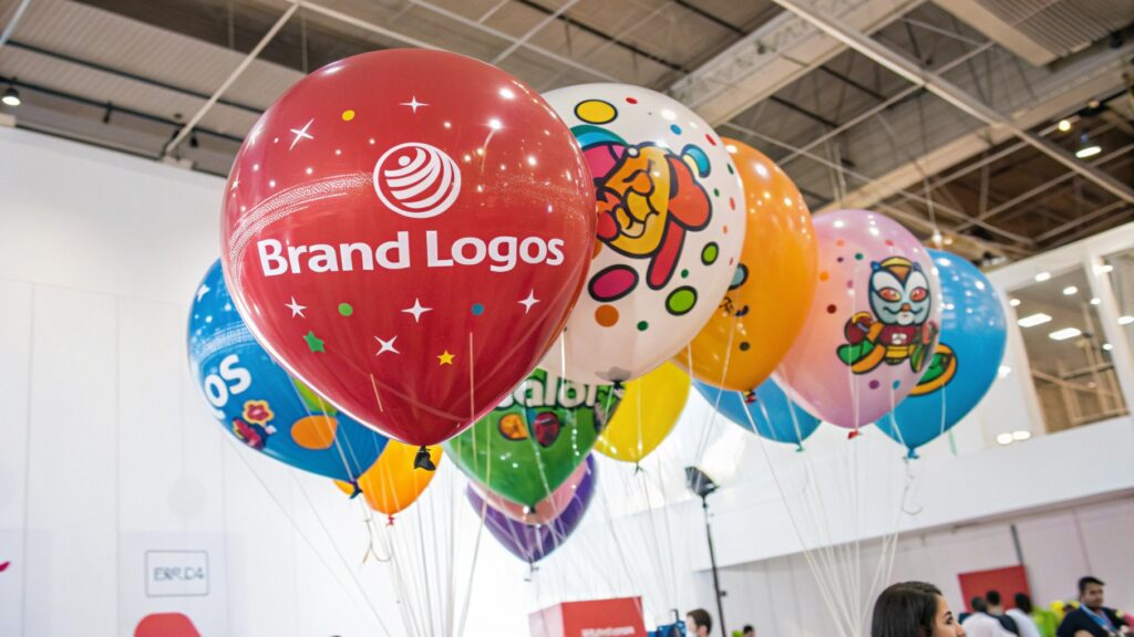 Custom-printed latex balloons