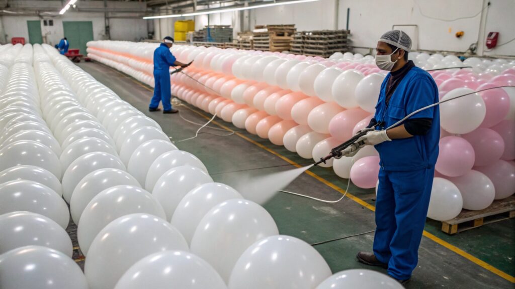 Professional balloon shine techniques