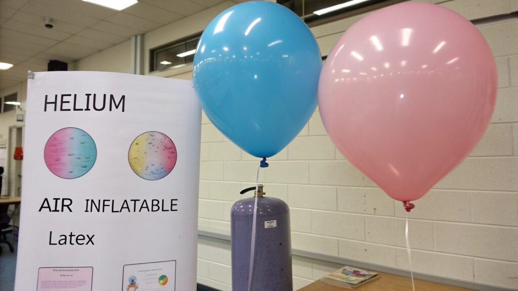 Gases for long-lasting latex balloons