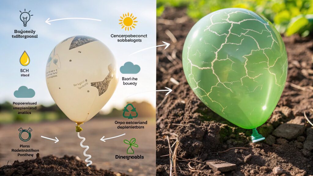 Biodegradability of balloons
