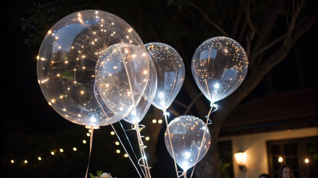 [LED lights inside latex balloons](https://www.quora.com/Can-you-light-a-bulb-with-a-balloon)[^3]