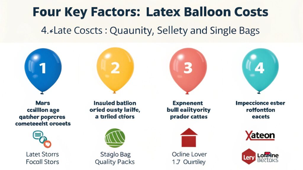 Factors affecting latex balloon cost