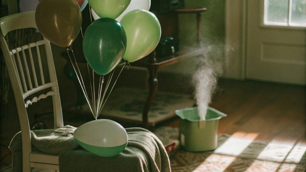 Prevent static on balloons naturally