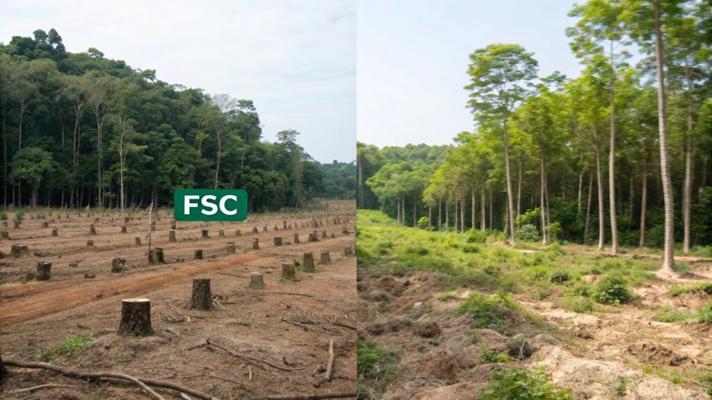 FSC balloons and deforestation