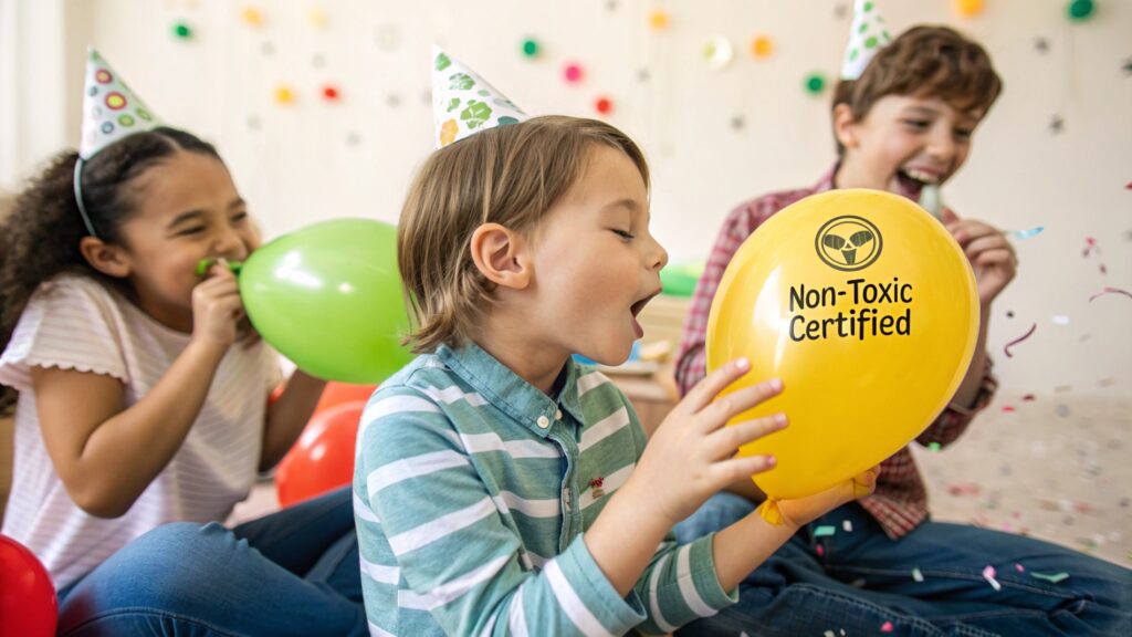 Non-toxic eco-friendly balloons for children
