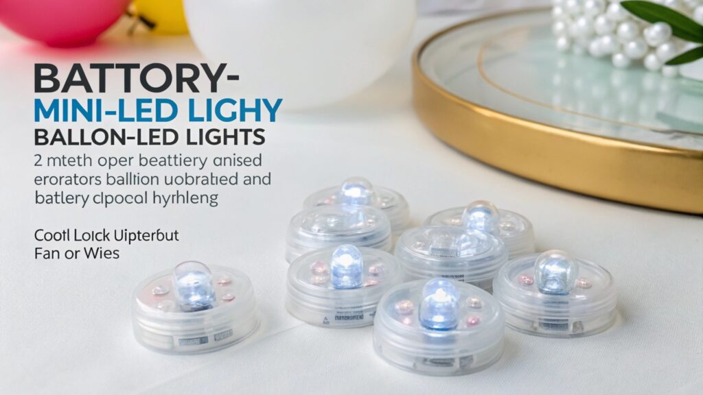 Safe LED lights for balloons