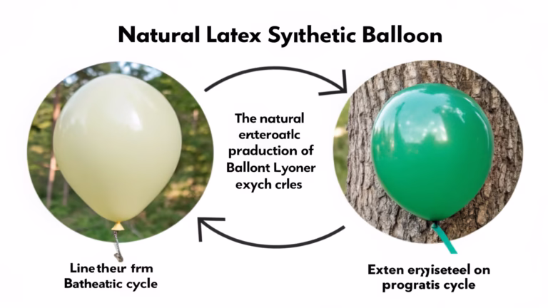 How do I incorporate sustainable practices into my latex balloon sourcing?