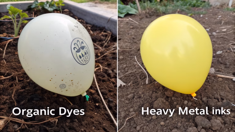 What makes a latex balloon biodegradable quality?
