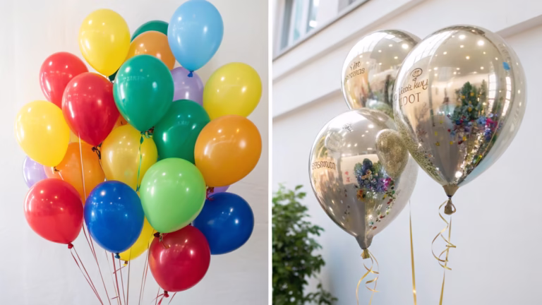 What are the supplier sourcing considerations for Latex vs Mylar Balloons?