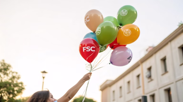 Can FSC balloons be inflated with helium?
