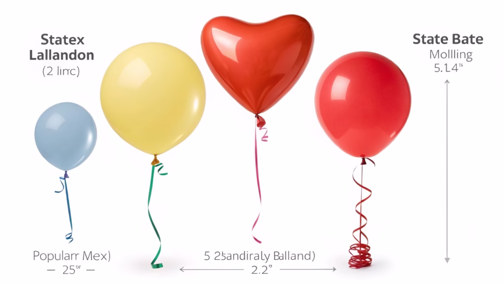 popular latex balloon shapes