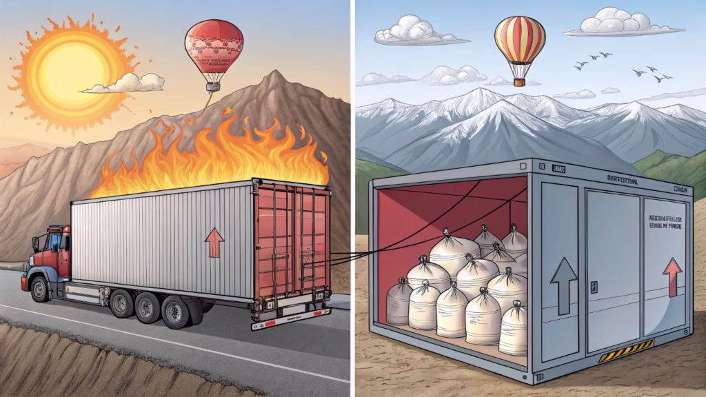 temperature altitude balloon physics