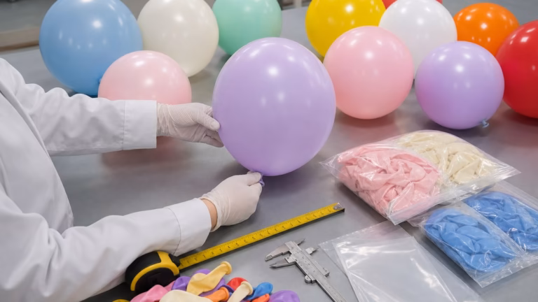10 inch latex balloons wholesale QC table