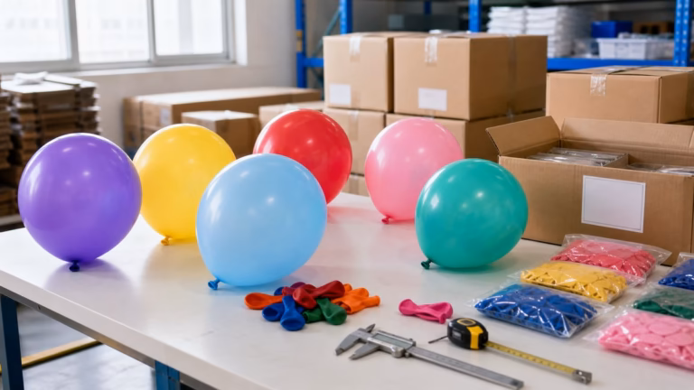 12 inch latex balloons wholesale QC table