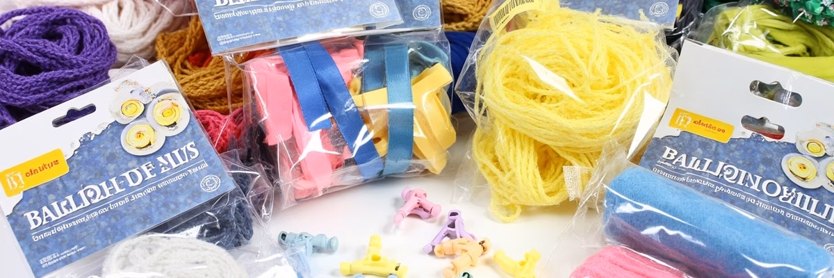Wholesale balloon accessory products including balloon nets decorative weights valve clips and ribbon packs in professional packaging